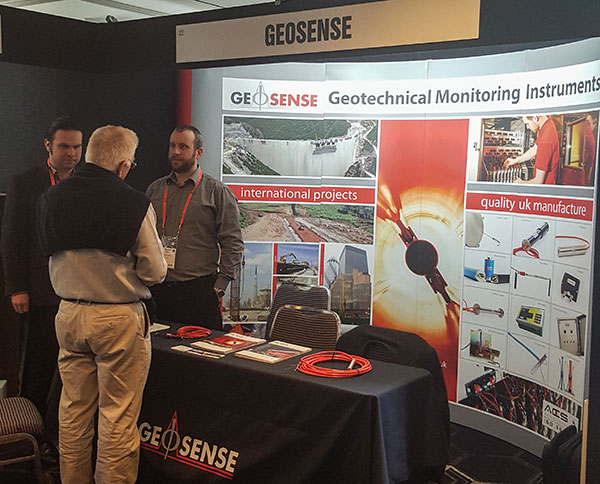 Clear image of Geosense's booth